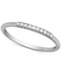 Diamond Anniversary Ring (1/10 ct. t. w. ) in Sterling Silver