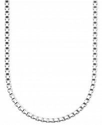 Giani Bernini Sterling Silver Chain Necklace, 18" Box Chain