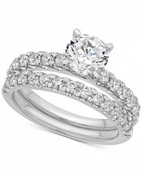 Certified Diamond Bridal Set (2 ct. t. w. ) in 14k White Gold