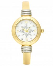 Holiday Lane Women's Two-Tone Bangle Bracelet Watch 28mm, Created for Macy's