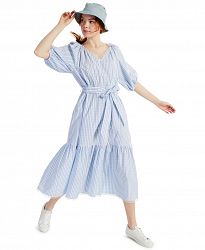 Charter Club Petite Plaid Cotton Midi Dress, Created for Macy's
