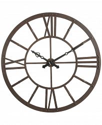 Round Rust Metal Wall Clock