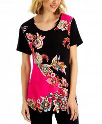 Jm Collection Petite Printed Top, Created for Macy's