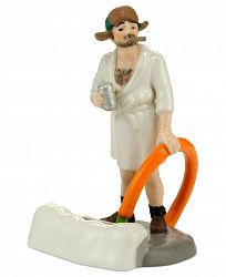 Department 56 Snow Village National Lampoon's Christmas Vacation Cousin Eddie in the Morning Collectible Figurine