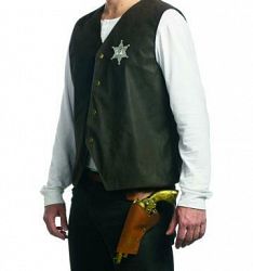 Western Cowboy Gun, Holster and Badge Set