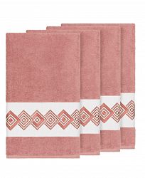 Linum Home Turkish Cotton Noah 4-Pc. Embellished Bath Towel Set Bedding