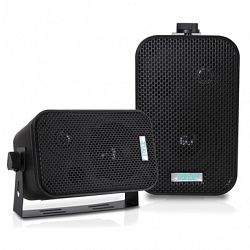 Pyle PDWR30B 3.5'' Indoor/Outdoor Waterproof Speakers (Black)