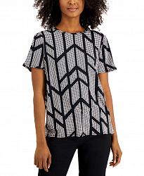 Alfani Petite Printed T-Shirt, Created for Macy's