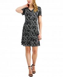 Connected Petite Tiered Sheath Dress