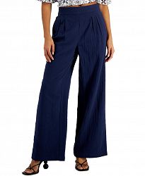 Inc International Concepts High-Rise Wide-Leg Pants, Created for Macy's