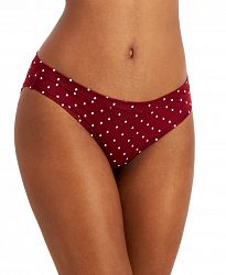 Alfani Women's Dot-Print Bikini Underwear, Created for Macy's