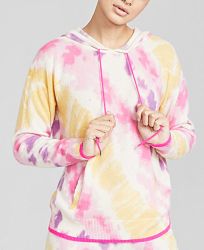 Charter Club Cashmere Tie-Dyed Hooded Sweater, Created for Macy's