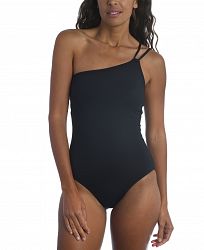 La Blanca One-Shoulder Tummy-Control One-Piece Swimsuit Women's Swimsuit