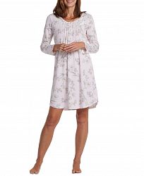 Miss Elaine Three-Quarter-Sleeve Nightgown