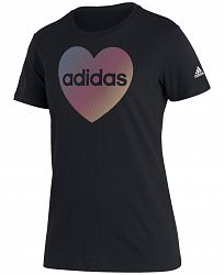 adidas Women's Cotton Badge of Sport Logo-Graphic T-Shirt