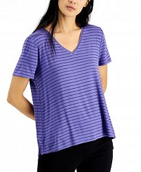 Alfani V-Neck T-Shirt, Created for Macy's