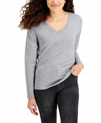 Style & Co Cotton Heathered T-Shirt, Created for Macy's