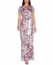 Adrianna Papell Floral Gown