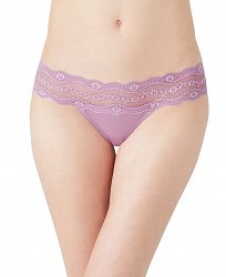 b. tempt'd by Wacoal b. adorable Lace-Waistband Thong Underwear 933182