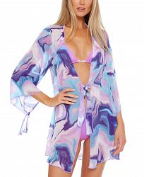 Becca Blue Agate Cover-Up Tunic Women's Swimsuit