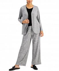 Jm Collection Foil Lounge Cardigan, Created for Macy's