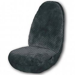Masque Sheepsk Black Seat Cover