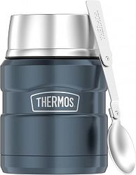 Thermos Vacuum Insulated 16 Oz Food Jar With Folding Spoon Assorted 1