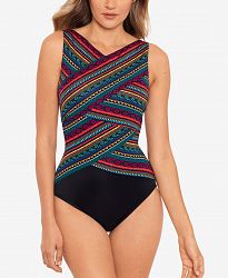 Miraclesuit Brio Printed Underwire One-Piece Swimsuit Women's Swimsuit