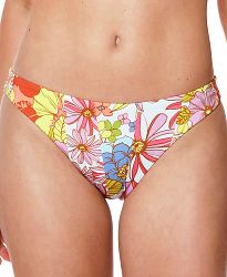 Sanctuary Printed Ruched Hipster Brief Women's Swimsuit