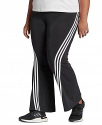 adidas Plus Size Future Icons 3-Stripes Flare Pants