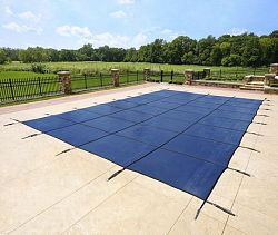 Blue Wave 15-Ft X 30-Ft Rectangular In Ground Pool Safety Cover Blue 15 Feet X 30 Feet