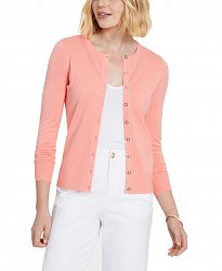 Charter Club Button Cardigan, Created for Macy's