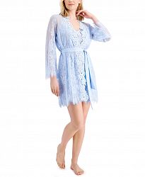 Inc International Concepts Lace Wrap Robe, Created for Macy's