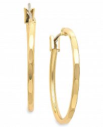 Charter Club Gold-Tone Hoop Earrings