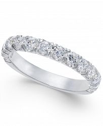 Pave Diamond Band Ring (1 ct. t. w. ) in 14k Gold, Rose Gold or White Gold