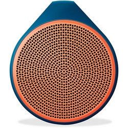 Logitech X100 Mobile Bluetooth Wireless Speaker, Orange/Blue