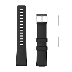 Colorful Replacement Strap Wristbands Accessory Compatible for Fitbit Versa- Replacement Band Only - Peach / SMALL