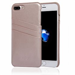 NAVOR Indus Series Premium Wallet Case for iPhone 7 Plus / 8 Plus - Rose Gold