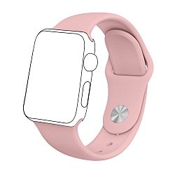 Navor Replacement Sport Soft Silicone Strap Band Compatible with Apple Watch 42mm [Series 1, 2, 3] - Pink