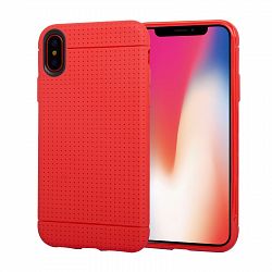Navor Slim Fit Protective Soft and Lightweight Bumper Shockproof Case for iPhone X iPhone 10 - Red