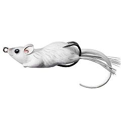 Field Mouse Hollow Body Freshwater, 2 1/4", #1/0 Hook, Topwater Depth, White/White