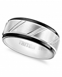 Triton Men's Ring, Tungsten Carbide Band (9mm)
