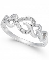 Diamond Heart Ring (1/10 ct. t. w. ) in Sterling Silver