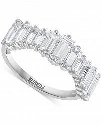 Effy White Topaz Emerald-Cut Ring (2-7/8 ct. t. w. ) in Sterling Silver
