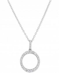 Forever Grown Diamonds Lab-Created Diamond Ring 18" Pendant Necklace (1/2 ct. t. w. ) in Sterling Silver
