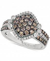 Le Vian Chocolatier Diamond Cluster Ring (1-1/8 ct. t. w. ) in 14k White Gold