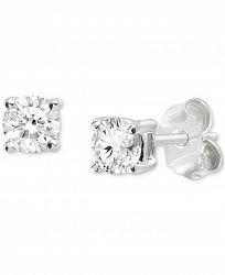 Diamond Stud Earrings (1/2 ct. t. w. ) in 14k White Gold