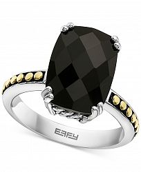 Effy Onyx Statement Ring in Sterling Silver & 18k Gold