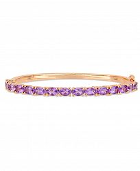 Amethyst (6 ct. t. w. ) Bangle in 18k Rose Gold over Sterling Silver