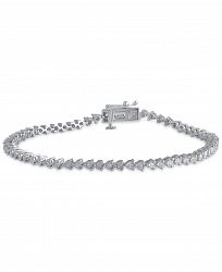 Diamond Tennis Bracelet (1/2 ct. t. w. ) in Sterling Silver